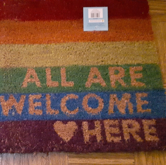 we are all welcome rug - Picture 1 of 1